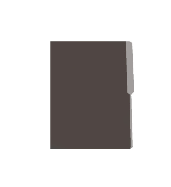 Folder de Color, Tamaño Carta, 135 gsm, Negro,  Unidad
